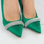 Stiletto cipő 2SY18 Zöld » MeiShoes.ro