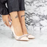 Stiletto cipő 2SY18 Bézs » MeiShoes.ro