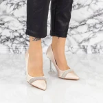 Stiletto cipő 2SY18 Bézs » MeiShoes.ro