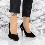 Stiletto cipő 2XKK7 Fekete » MeiShoes.ro