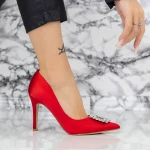 Stiletto cipő 2YZ3 Piros » MeiShoes.ro