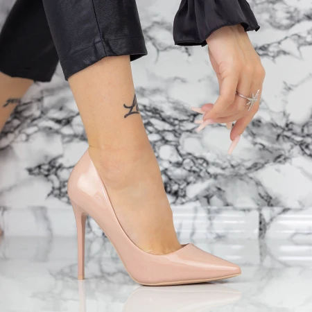 Stiletto cipő 2YZ1 Nude » MeiShoes.ro