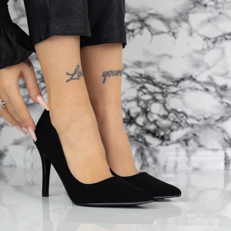 Stiletto cipő 2YZ5 Fekete » MeiShoes.ro