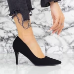 Stiletto cipő 2YZ7 Fekete » MeiShoes.ro