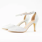 Stiletto cipő 2YXD66 Ezüst » MeiShoes.ro