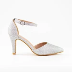 Stiletto cipő 2YXD66 Ezüst » MeiShoes.ro