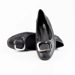 Női balerina cipő 2YEH1 Fekete » MeiShoes.ro