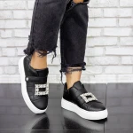 Női tornacipő 2B10 Fekete » MeiShoes.ro