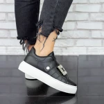 Női tornacipő 2B10 Fekete » MeiShoes.ro