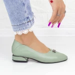 Női balerina cipő 11-211 Zöld » MeiShoes.ro