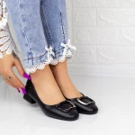 Női balerina cipő 2YEH1 Fekete » MeiShoes.ro