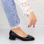 Női balerina cipő 2YEH1 Fekete » MeiShoes.ro