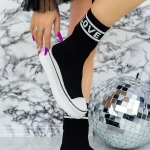 Női tornacipő 99068 Fekete » MeiShoes.ro