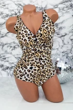 Női fürdőruha Y3068-1 Leopard » MeiShoes.ro