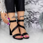 Vastag sarkú szandál XKK535A Fekete » MeiShoes.ro