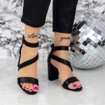 Vastag sarkú szandál XKK535A Fekete » MeiShoes.ro