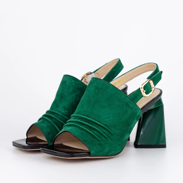 Vastag sarkú szandál K4340-3722A Zöld » MeiShoes.ro