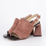 Vastag sarkú szandál K4340-3722B Rózsaszín » MeiShoes.ro