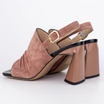 Vastag sarkú szandál K4340-3722B Rózsaszín » MeiShoes.ro