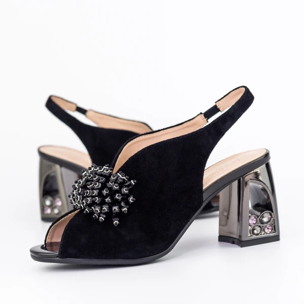 Vastag sarkú szandál KD815-2B Fekete » MeiShoes.ro