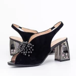 Vastag sarkú szandál KD815-2B Fekete » MeiShoes.ro