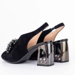 Vastag sarkú szandál KD815-2B Fekete » MeiShoes.ro