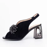Vastag sarkú szandál KD815-2B Fekete » MeiShoes.ro