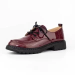 Női alkalmi cipő 2211G01 Burgundia » MeiShoes.ro