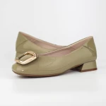 Női balerina cipő 1595-1 Zöld » MeiShoes.ro