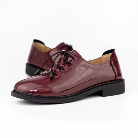 Női alkalmi cipő 2226G16 Burgundia » MeiShoes.ro