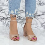 Vastag sarkú szandál XKK566 Pezsgő » MeiShoes.ro