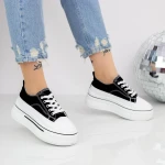 Női tornacipő M806 Fekete » MeiShoes.ro