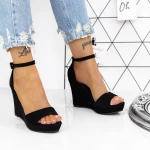 Női platform szandál 2HXS23 Fekete » MeiShoes.ro