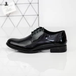 Elegáns férfi cipő 011 Fekete » MeiShoes.ro