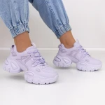 Női sportcipő platformmal 2023-12 Lila » MeiShoes.ro