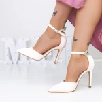 Stiletto cipő 3XKK10 Bézs » MeiShoes.ro