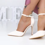 Stiletto cipő 3XKK10 Bézs » MeiShoes.ro