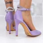 Stiletto cipő 3XKK10 Lila » MeiShoes.ro