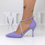 Stiletto cipő 3XKK15 Lila » MeiShoes.ro