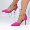 Stiletto cipő 3XKK15 Fukszia Mei