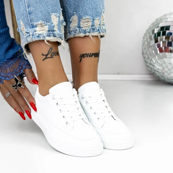 Női tornacipő 957 Fehér » MeiShoes.ro