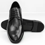 Elegáns férfi cipő 550-027D Fekete » MeiShoes.ro