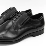 Elegáns férfi cipő 550-027D Fekete » MeiShoes.ro