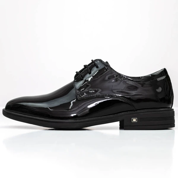 Elegáns férfi cipő 8D7605 Fekete » MeiShoes.ro