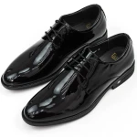 Elegáns férfi cipő 8D7605 Fekete » MeiShoes.ro