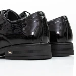 Elegáns férfi cipő 8D7605 Fekete » MeiShoes.ro