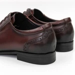 Elegáns férfi cipő 003-A036 Burgundia » MeiShoes.ro