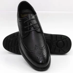 Elegáns férfi cipő 1D7375 Fekete » MeiShoes.ro