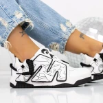 Női tornacipő 3WL37 Fehér » MeiShoes.ro