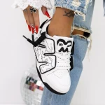 Női tornacipő 3WL37 Fehér » MeiShoes.ro